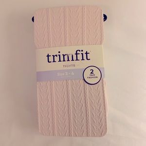Trimfit 2-4 Toddler tights for girls.